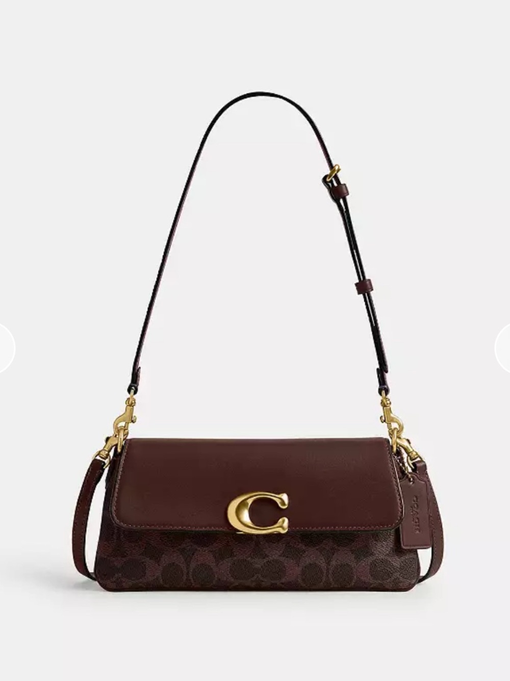 Coach Jet Shoulder Bag coated canvas